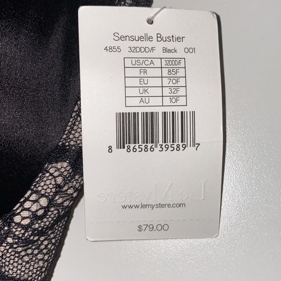 Le Mystère Sensuelle Bustier Bra (32DDD/F) - Picture 4 of 15